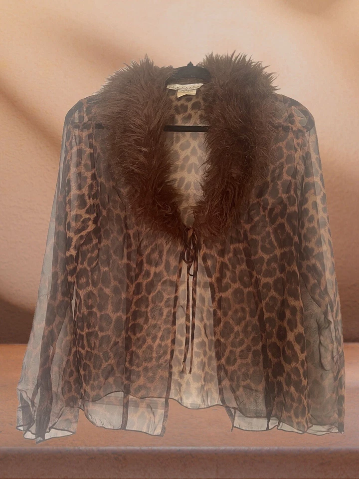 Sheer Leopard Top