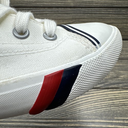 Pro-Keds White Canvas High Top Sneaker Athletic Shoe Women’s Size 3.5M - Picture 10 of 12