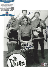 DON WILSON - THE VENTURES LEAD GUITARIST - SIGNED 8x10 PHOTO F BECKETT COA BAS 
