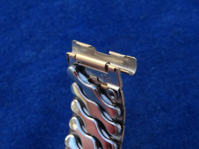 Bracelet De Montre ZRC Vintage Années 70 - Largeur 16mm - Argenté - Neuf De Stock