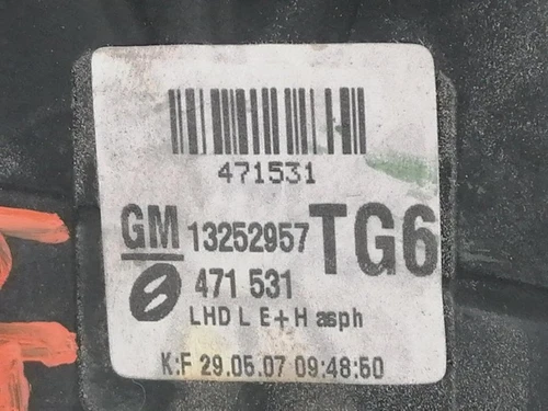 13252957 Retrovisor Izquierdo para OPEL ZAFIRA B Cosmo 2007 1373715 - Imagen 4 de 10