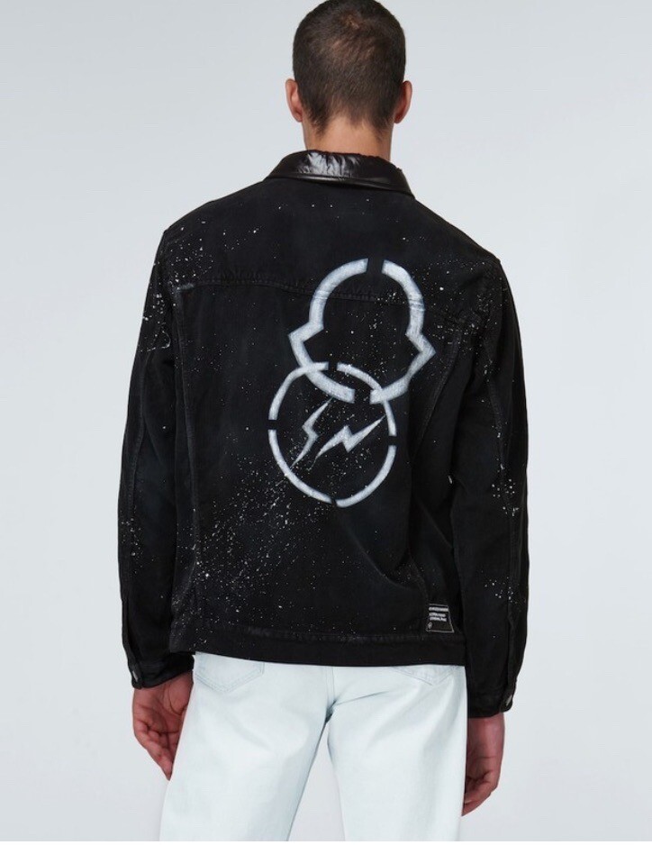 MONCLER GENIUS 7 MONCLER FRAGMENT HIROSHI FUJIWARA GRAPHIC JACKET RRP £1,195 image 4