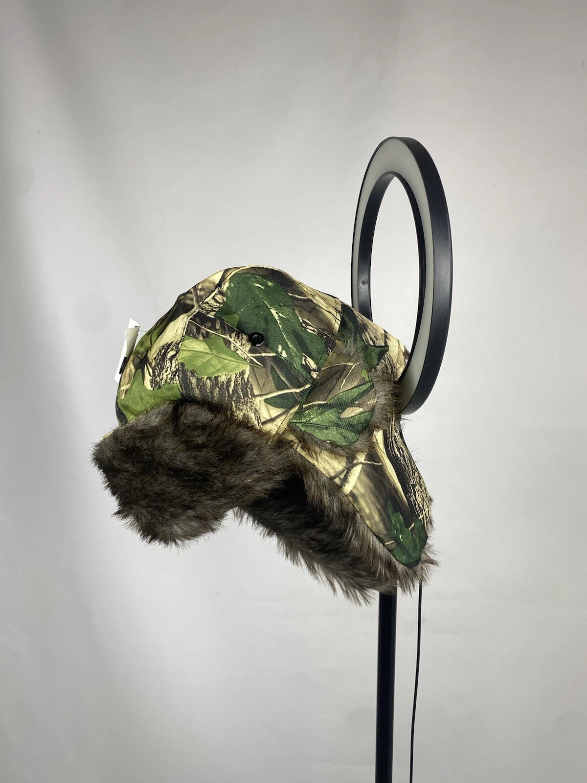 REALTREE Y2k Ushanka Hat Cap Outdoor Life Vintage 90s One Size
