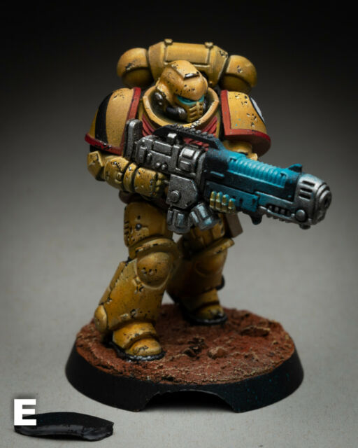 Warhammer 40k - Imperial Fist Primaris Space Marine Hellblaster - Painted E | eBay