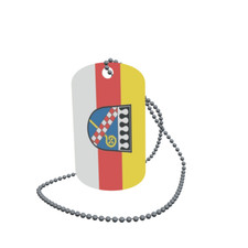 Dog Tag Flag Bunting Bastheim Dog Tag Aluminium 30 x 50mm