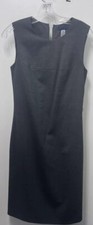 J Crew Gray Sheath Dress Size 2 Wool Blend Very Nice Dress