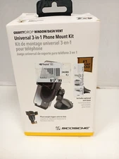 Scosche Gravity Drop Window/Dash/Vent Universal 3-in-1 Phone Mount Kit