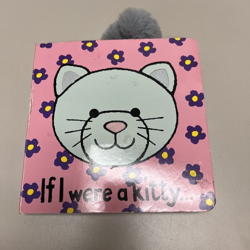 If I Were a Kitty Interactive Baby Book Fabric Plush Tail Pink Flowers