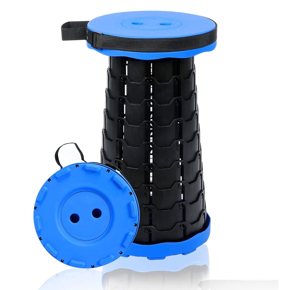 Upgraded Thick Folding Stool Telescopic Chair Seat Retractable Fishing Outdoor