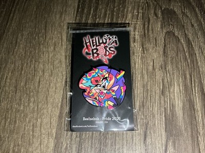 Vivziepop Helluva Boss Beelzebub Queen Bee Pansexual Pride Pin 2025 Brand New