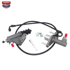For Civic Si Acura RSX TSX 02-15 Clutch Master Cyliner & Slave Cyliner &Line Kit