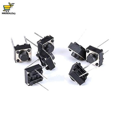 2-Pin DIP Momentary Takt Push Button Switch 100er Packung - Robust & Zuverlässig