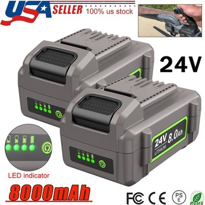 1-2X 24V 8.0Ah Replacement Battery For Flex 24 Volt Cordless Tool FX0221-1 NEW