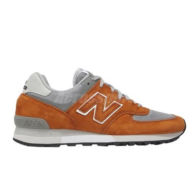 New Balance 576 NB Made in England Orange Grey Men Casual Shoes