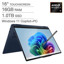 Lenovo Ideapad 5 16AKP10 16" WUXGA 2-in-1 Touchscreen Ryzen AI 7 350 16GB 1TB