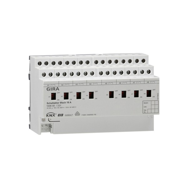 Gira Schaltaktor 8Fach 16A REG 100600-image