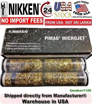 Pack of 2 Nikken PiMag MicroJet Hand Held Shower Filter #14661 -NEW  
