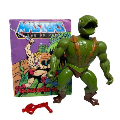 Vintage Masters of the Universe Figure Kobra Khan Complete + Comic 1983 MOTU - Image 1 of 4