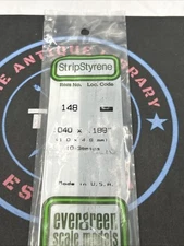 Evergreen Scale. Polystyrene. 14" 148 .040 X .188 (10)