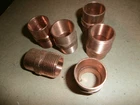 6 Copper 1" Sweat  x MIP Male Adapters