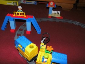 LEGO Ville Duplo Train Starter Set 5608 Original Packaging BA Diesel Locomotive w/ Motor Sound TOP