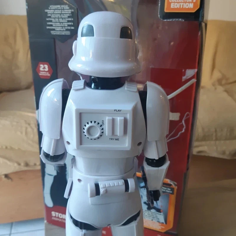 Figurine star wars disney edition deluxe stormtrooper animatronic 45 cm effet so - Photo 3/4