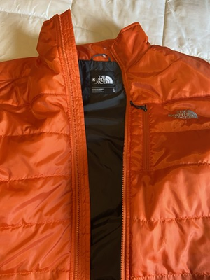#ad The North Face Thermoball Full Zip Jacket Men#x27;s Large Orange Puffer $90.00