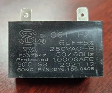 Daikin Goodman Amana DY6.186.0408 Draft Inducer Dry Capacitor 6 MFD C61-P2 250V