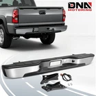 For 1999-2007 Chevy Silverado GMC Sierra 1500 2500 Complete Chrome Rear Bumper