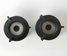 Used PAIR PLASTIC NAB HUB ADAPTERs FIT REVOX or AKAI PIONEER