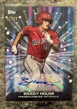 2023 Topps Pro Debut BRADY HOUSE Future Cornerstones Auto /99 Nationals #FC-BH