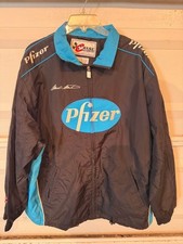 Vintage Mark Martin Jacket Mens L Chase Authentics Nascar Pfizer