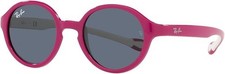 Ray-Ban Girls' Rj9075s Round Sunglasses Fuchsia NEW