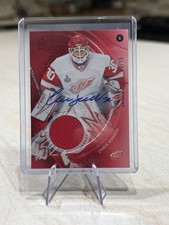 2025-26 SP Game Used Chris Osgood Red Autograph Jersey 12/15