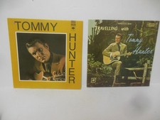 LOT OF 2 nr mint TOMMY HUNTER vinyl lps SELF TITLED + TRAVELLING WITH