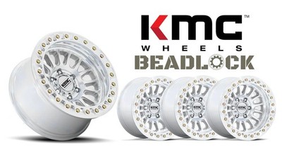 17 KMC IMPACT BEADLOCK WHEELS RIMS MACHINED KM239DX17906001 KM239 6X139.7 17X9