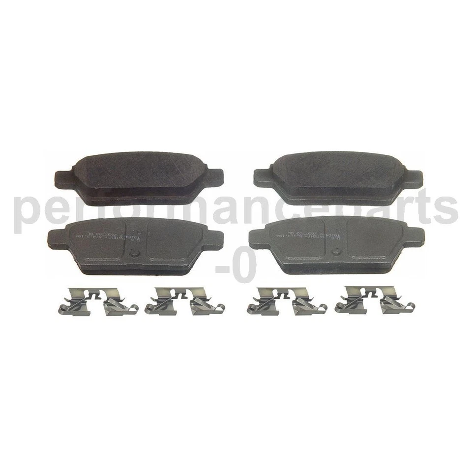 Juego de pastillas de freno de disco trasero rotor de freno de disco para Ford Fusion 2006-2010 Foto 4 de 4