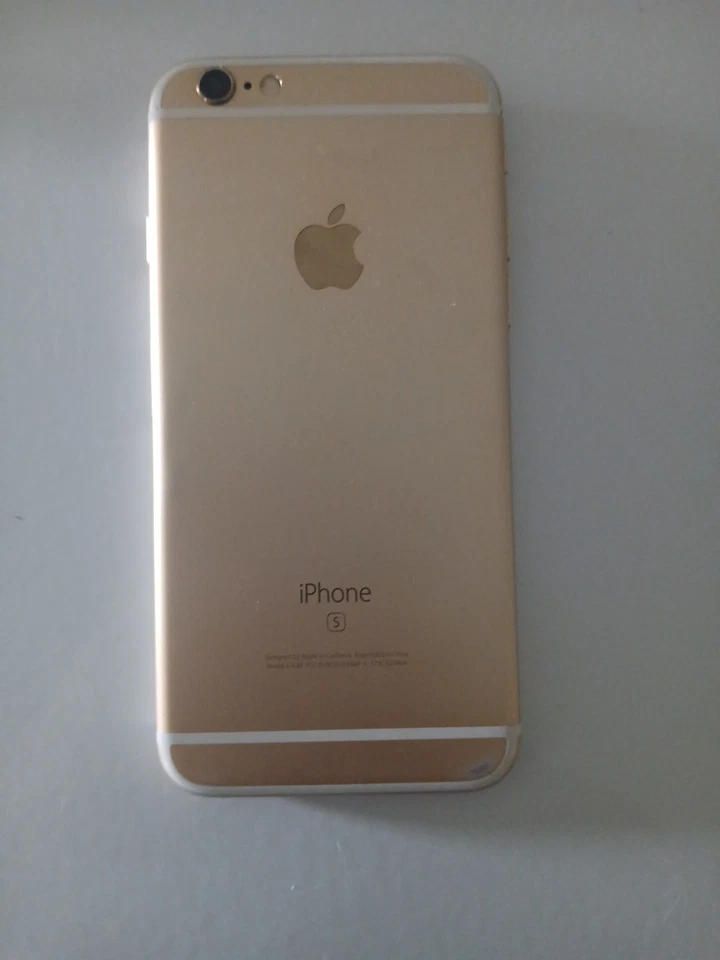 Apple iPhone 6s Blanco/Oro Rosa Modelo # A1688 Pantalla/homebttn ha sido reemplazado Foto 4 de 4