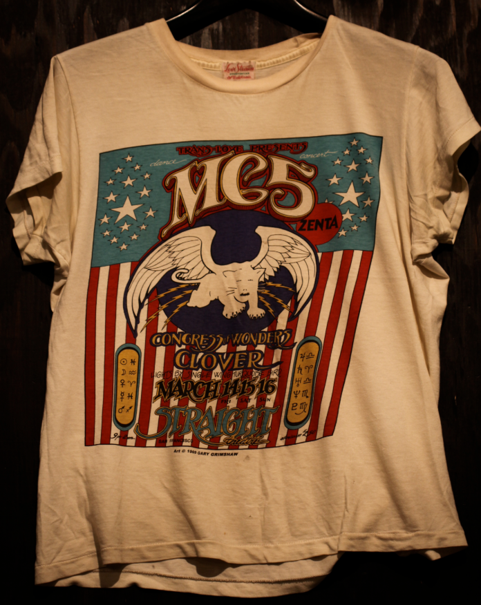MC5 Rock Tour Concert Remake White Short Sleeve Shirt KV37102