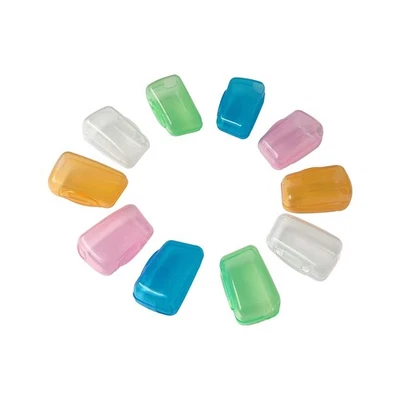10 Pieces Portable 10 Count (Pack of 1), pink, yellow, blue, green, clear - Photo 1/4