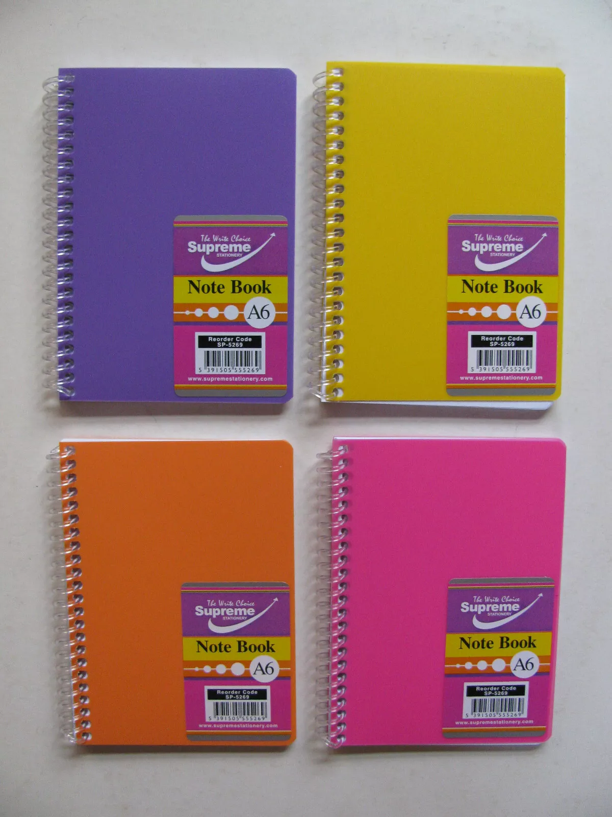 Carnet A6 couverture souple 120 pages 100 pages papeterie suprême