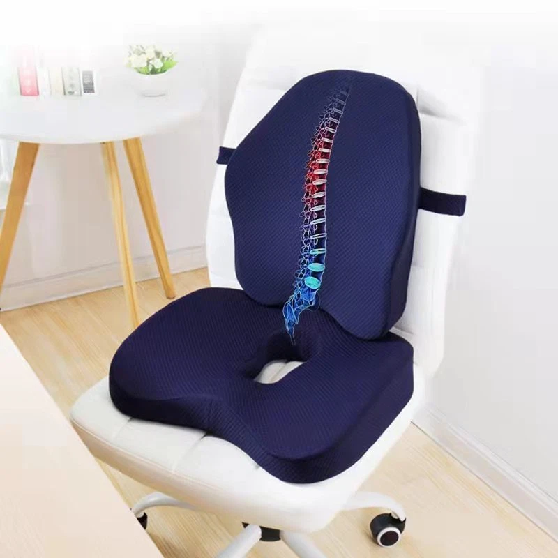 Memory Foam Seat Cushion Orthopedic Pillow Coccyx Office Chair Cushion  Support