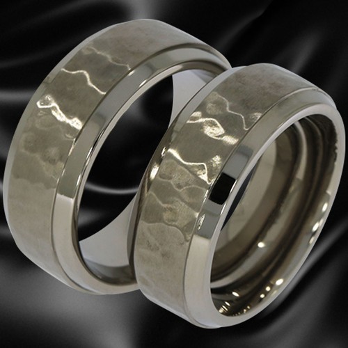 Titanringe Trauringe Hochzeitsringe Partnerringe Eheringe mit Gravur - Bild 4 von 6