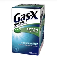 Gas-X Extra Strength Softgels 125 mg (120 ct.)