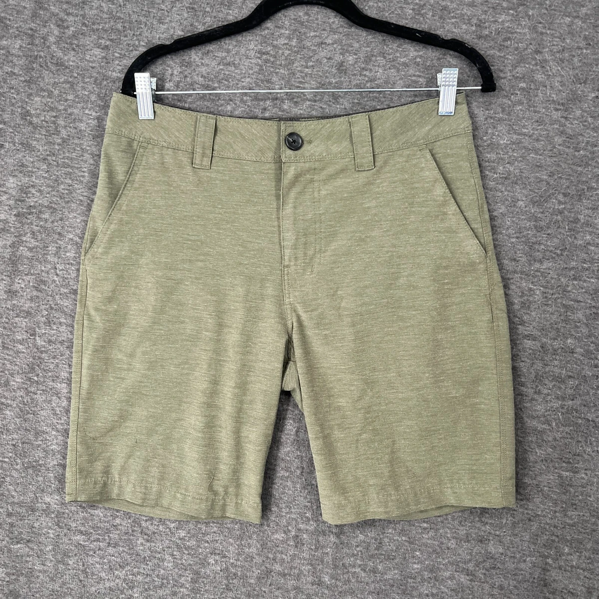 Prana Shorts Mens 30 Green Rotham Hybrid Chino Lightweight Quick