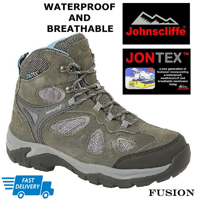 DAMEN WANDERSCHUHE.WASSERDICHT ATMUNGSAKTIV, WANDERSTIEFEL.LEICHT.JOHNSCLIFFE