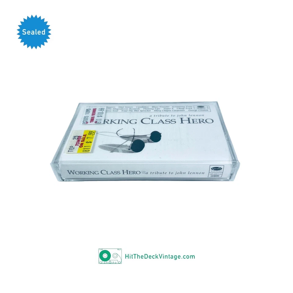 Working Class Hero - A Tribute To John Lennon Cassette Tape (1995) SEALED - Image 3 of 4