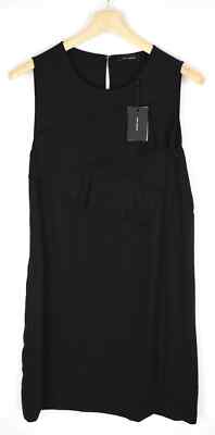 Cop Copine Souhait Kleid Damen (Eu) 40 Leinen Mischung Knielang Ärmellos