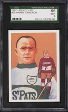 1987 HOCKEY HOF HARRY CAMERON #95 SGC 9
