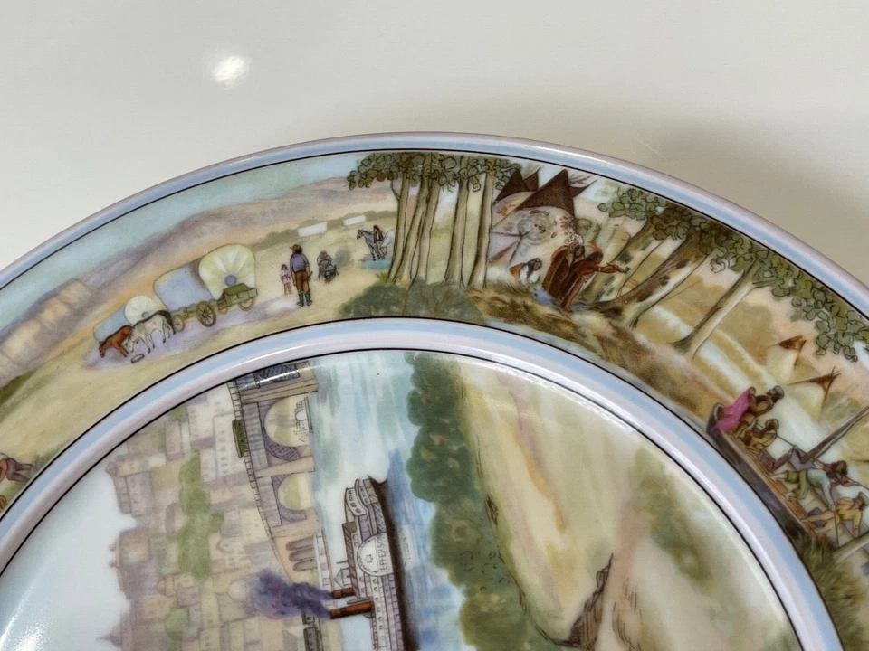 Antique Hotel Jefferson St. Louis, MO Souvenir Service Plate Mississippi Valley - Image 4 of 4